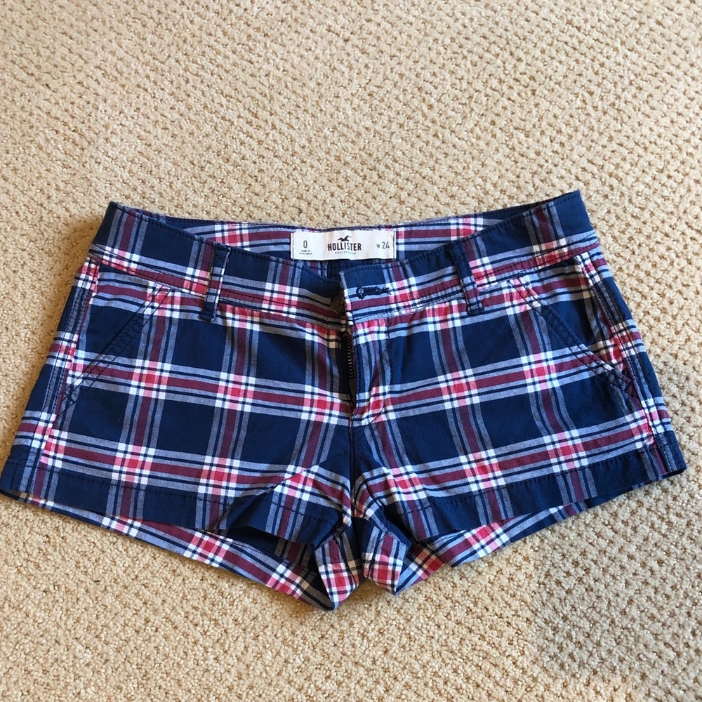 Plaid Hollister shorts